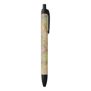 Pennsylvania 6 zwarte inkt pen