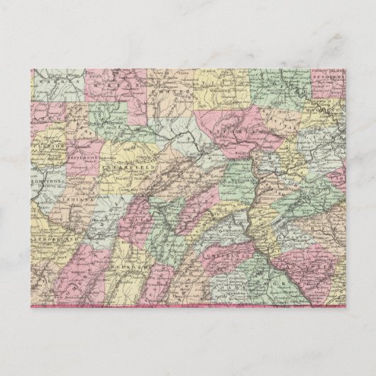 Pennsylvania 7 briefkaart (Voorkant)