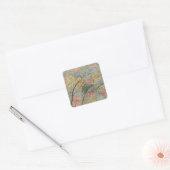 Pennsylvania 7 vierkante sticker (Envelop)