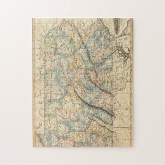 Pennsylvania 8 legpuzzel (Verticaal)