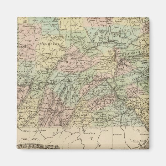 Pennsylvania 9 magneet (Voorkant)