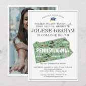 Pennsylvania | Afstudeerfeest voor universiteit (Voorkant / Achterkant)