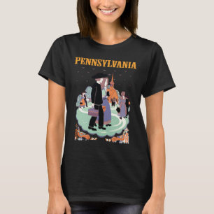 Pennsylvania Amish Country Erfgoed Reizen T-shirt