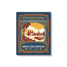 Pennsylvania Art Deco Amerika 250ste verjaardag