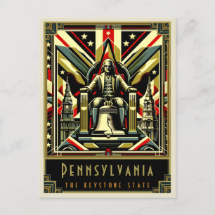 Pennsylvania Art. Deco Briefkaart