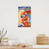 Pennsylvania ATLANTIC CITY Railroad Old Travel Poster (Keuken)