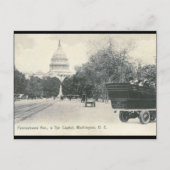 Pennsylvania Ave., Washington DC 1906  Briefkaart (Voorkant)