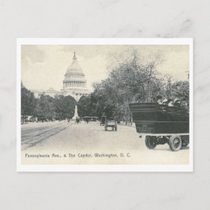 Pennsylvania Ave., Washington DC 1906 Vintage Briefkaart