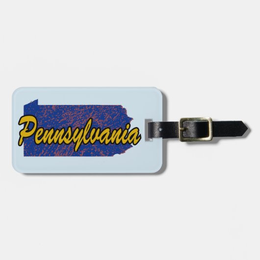 Pennsylvania Bagagelabel (Voorkant horizontaal)