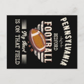 Pennsylvania Bedford American Football Briefkaart (Voorkant)