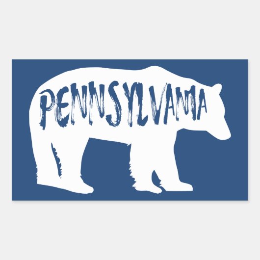 Pennsylvania Beer Rechthoekige Sticker (Voorkant)
