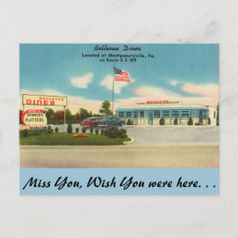 Pennsylvania, Bellevue Diner, Montgomeryville Briefkaart