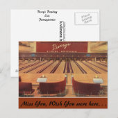 Pennsylvania, Berry's Bowling, Erie Briefkaart (Voorkant / Achterkant)