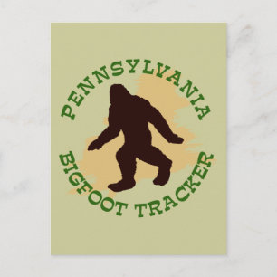 Pennsylvania Bigfoot Tracker Briefkaart