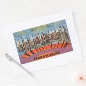 Pennsylvania, blad van 4 Bethlehem Stickers (Envelop)