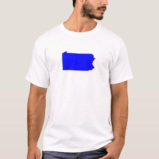 Pennsylvania Blue State Shirt (Voorkant)