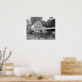 Pennsylvania-boerderij, 1906. Oude foto Poster (Keuken)
