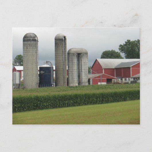 Pennsylvania Boerderij Briefkaart (Voorkant)