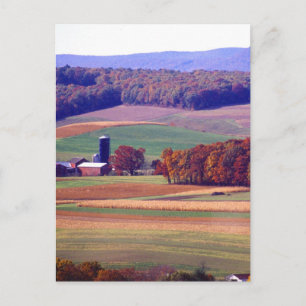 Pennsylvania Boerderij in het najaar Briefkaart