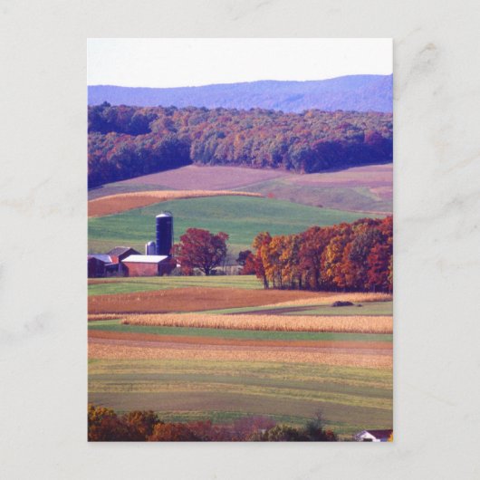 Pennsylvania Boerderij in het najaar Briefkaart (Voorkant)