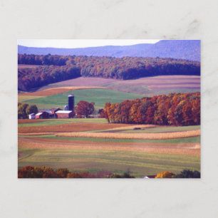 Pennsylvania Boerderij in het najaar Briefkaart