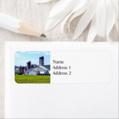 Pennsylvania Boerderij met Silos Etiket (Insitu)