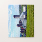Pennsylvania Boerderij met Silos Legpuzzel (Verticaal)