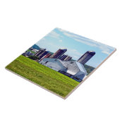 Pennsylvania Boerderij met Silos Tegeltje (Zijkant)