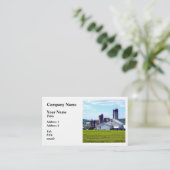 Pennsylvania Boerderij met Silos Visitekaartje (Staand voorkant)