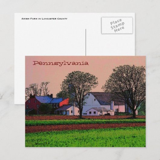 Pennsylvania Briefkaart (Voorkant / Achterkant)
