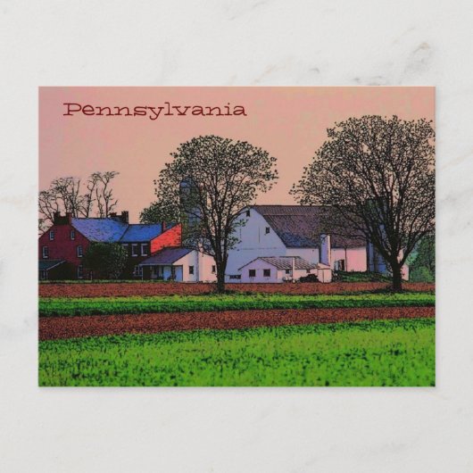Pennsylvania Briefkaart (Voorkant)