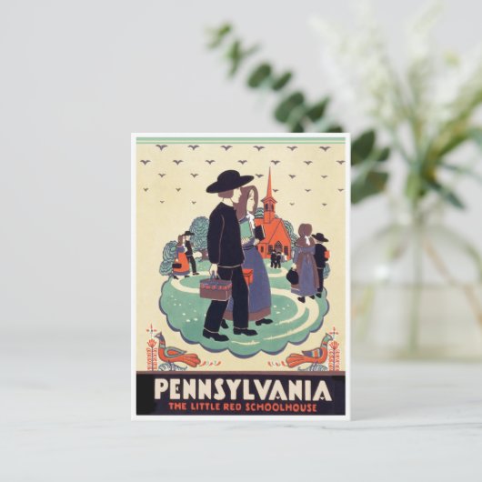 Pennsylvania Briefkaart (Staand voorkant)