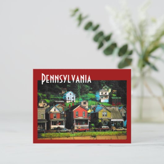 Pennsylvania Briefkaart (Staand voorkant)