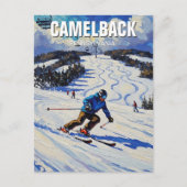 Pennsylvania Camelback Tannersville Skiën Briefkaart (Voorkant)