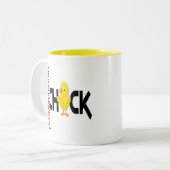 Pennsylvania Chick 1 Tweekleurige Koffiemok (Voorkant links)