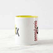 Pennsylvania Chick 1 Tweekleurige Koffiemok (Center)