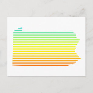 pennsylvania chill fade briefkaart