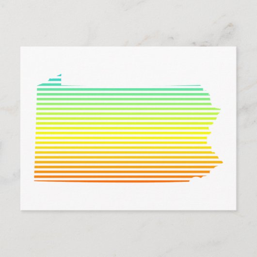 pennsylvania chill fade briefkaart (Voorkant)