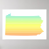 pennsylvania chill fade poster (Voorkant)