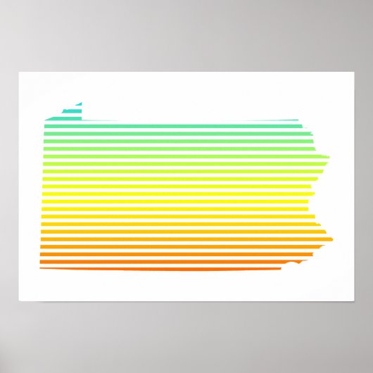 pennsylvania chill fade poster (Voorkant)