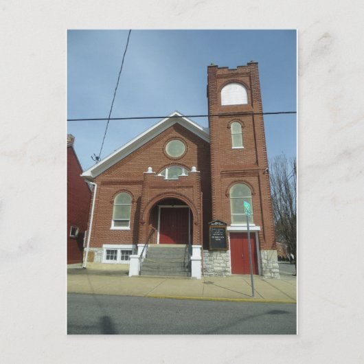 Pennsylvania Church Briefkaart (Voorkant)