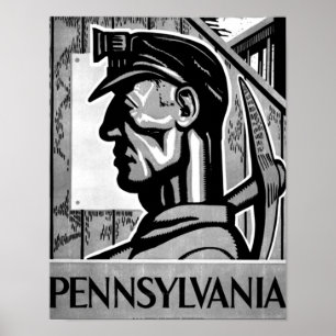 Pennsylvania Coal Poster WPA 1938