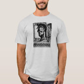 Pennsylvania Coal Poster WPA 1938 T-shirt (Voorkant)