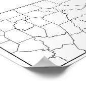 Pennsylvania County's Blank overzicht (Hoek)