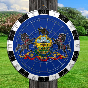 Pennsylvania Dartboard & Pennsylvania Flag/board Dartbord