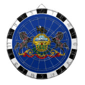 Pennsylvania Dartboard & Pennsylvania Flag/board Dartbord (Voorkant)