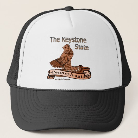 Pennsylvania De Keystone State Bird Trucker Pet (Voorkant)