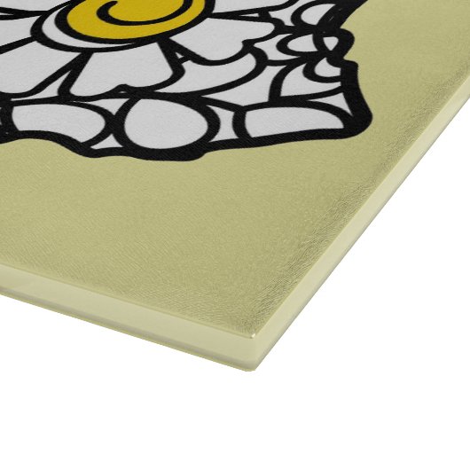 Pennsylvania Doodle Flowers Snijplank (Hoek)