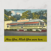 Pennsylvania, Downingtown Diner, Downingtown Briefkaart (Voorkant)