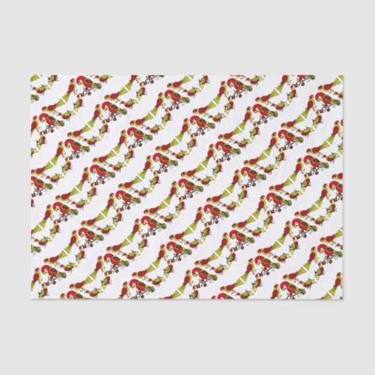 Pennsylvania Duitse volkskamvogels Tissuepapier (Voorkant)